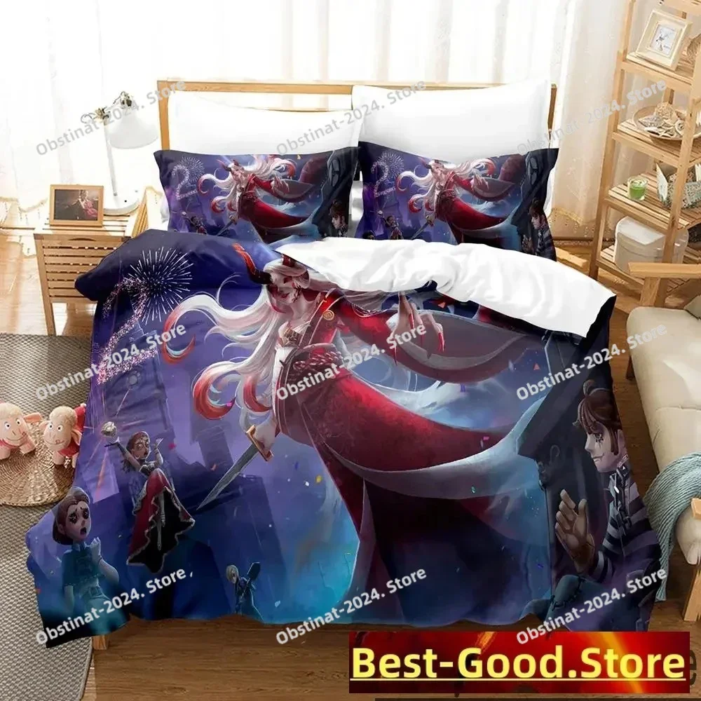 

Game Identity V Anime Printed Bed Set Duvet Cover Pillowcase Bedding Set Bed Linen Sheet Quilt Cover Full Queen King Size