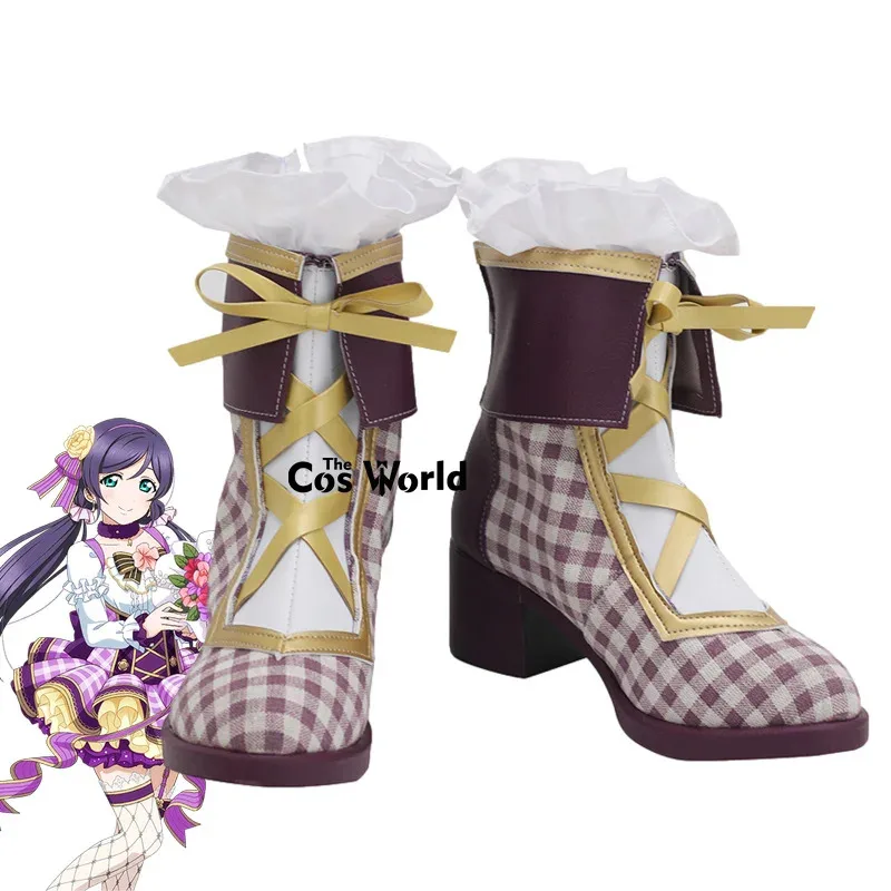 

Love Live School Idol Project Bouquet Awaken Nozomi Tojo Anime Customize Cosplay Shoes Boots