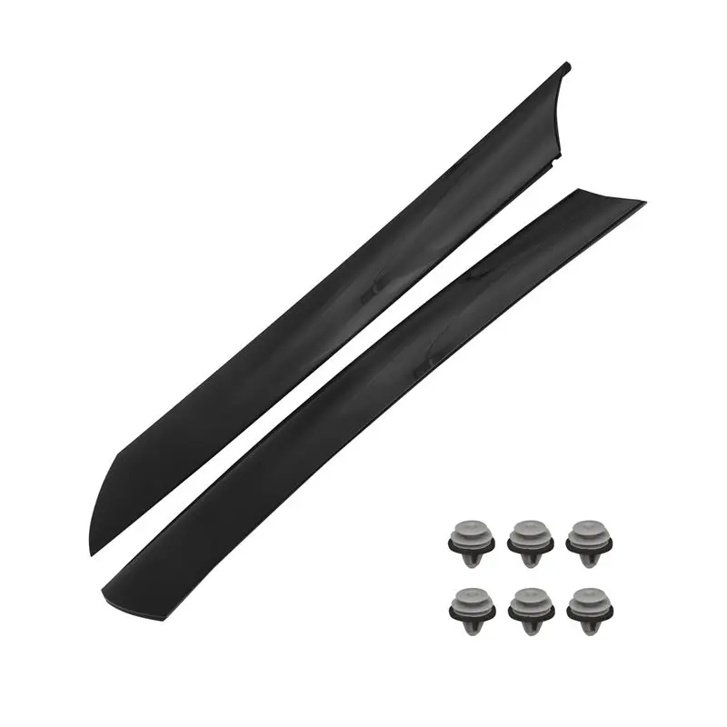 Moulures extérieures de pare-brise ABHY-Car, garniture de pilier avant gauche + droite pour Kia Soul 2010-2013 86170-2K500 86180-2K500