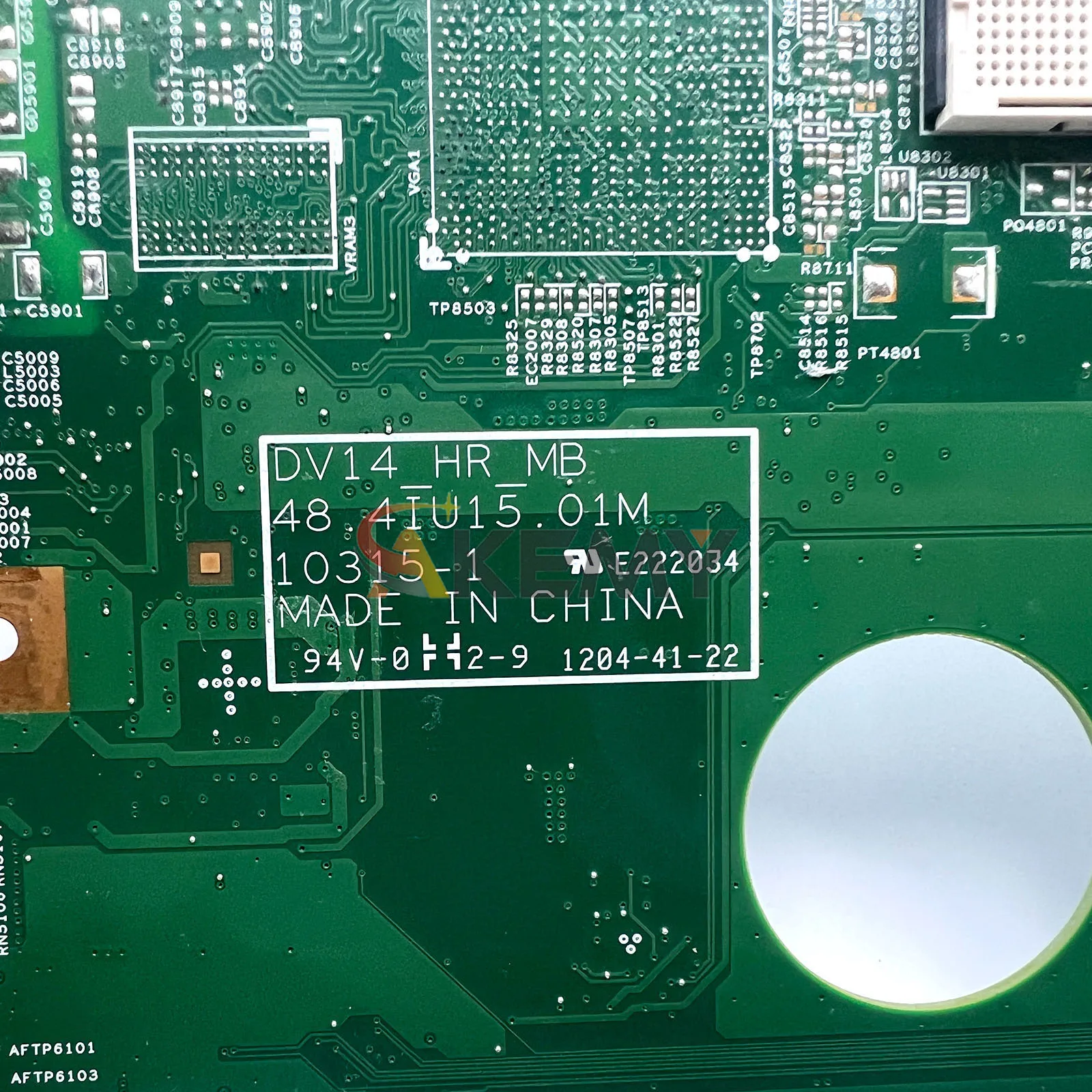 Para DELL 14R N4050 placa base del cuaderno CN-0X0DC1 0X0DC1 10315-1 48.4IU15.011 SLJ4N HM67 probado OK