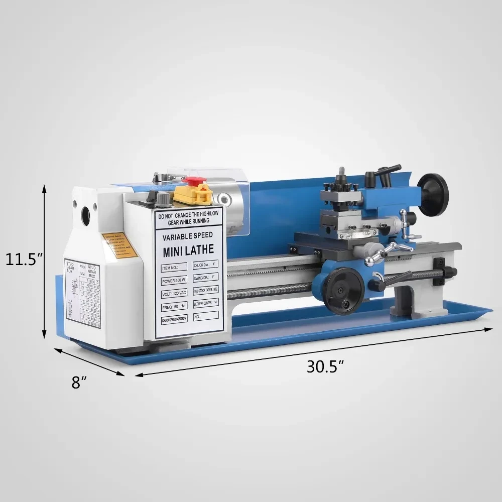 【EU】 Mini Metal Lathe Machine 7\