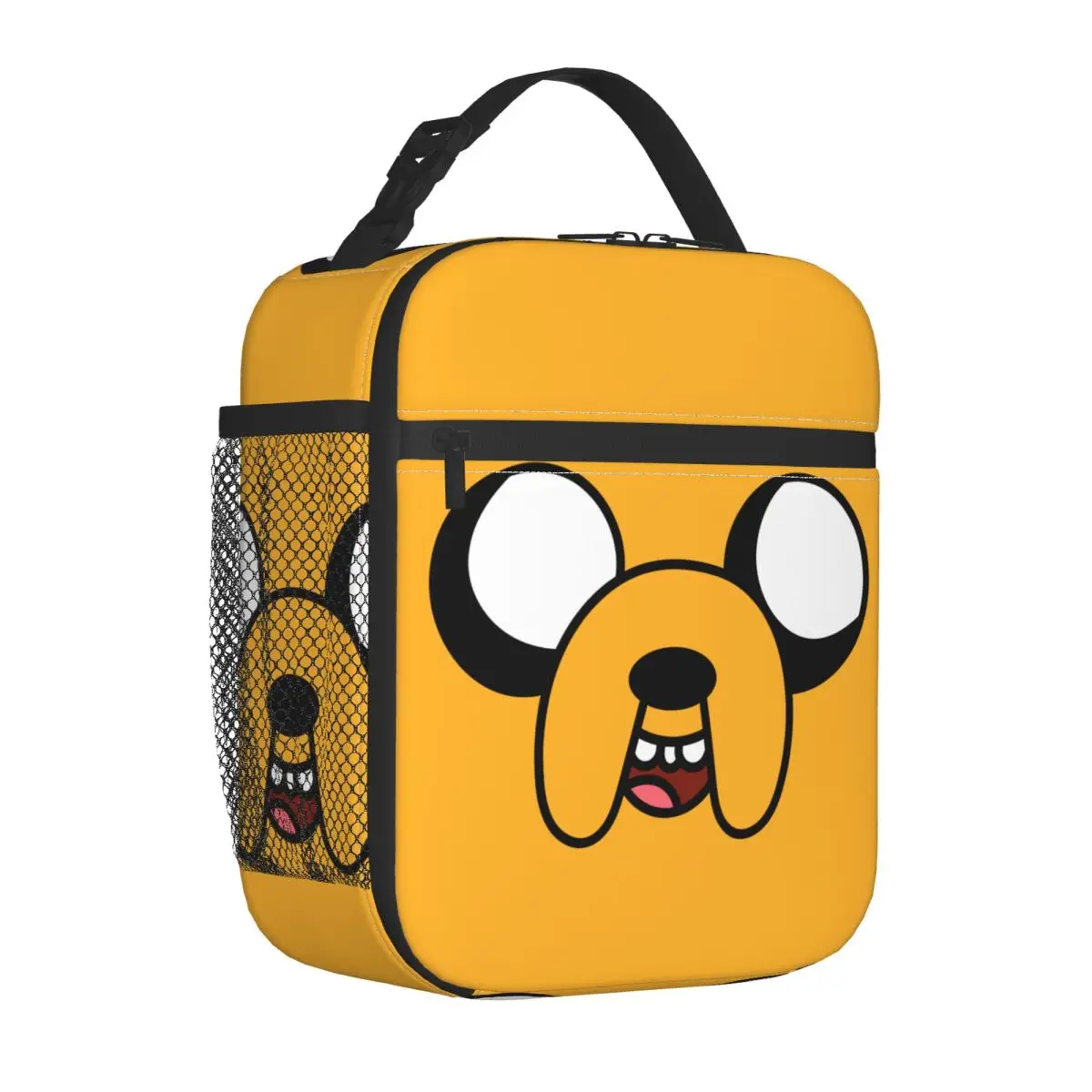 Adventures Jake The Dog Times Insulated Lunch Bags Leakproof Lunch Container Thermal Bag Tote Lunch Box Work Outdoor Bento Pouch