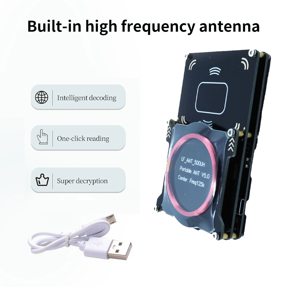 Proxmark3 512M RFID Reader Writer 125KHz 13.56MHz NFC IC ID Card Copier Decoder Access Control Key Clone Programmer