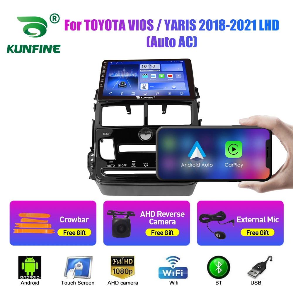 

10.33'' Car Radio For TOYOTA VIOS / YARIS 2Din Android Stereo DVD GPS Navigation Video Player Multimedia Carplay Android Auto BT