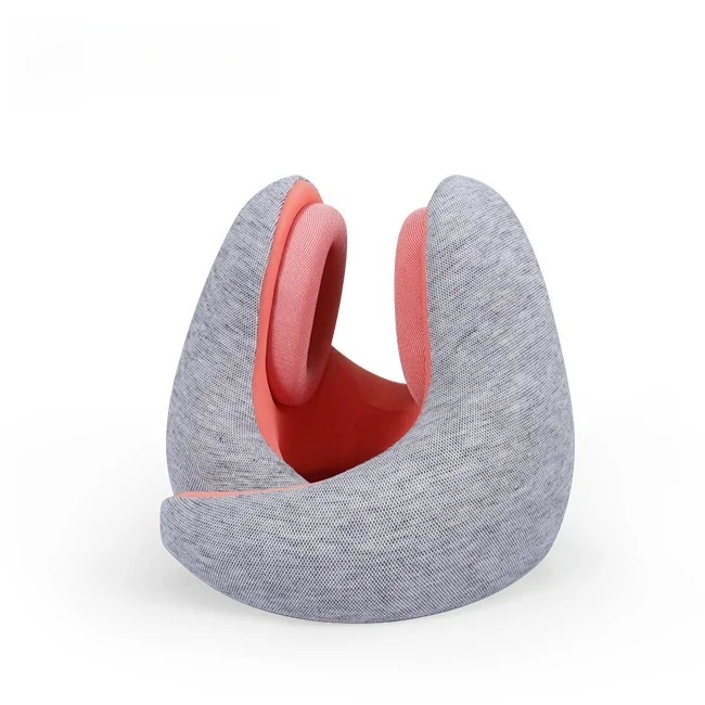 

Office Nap Silent Noise Reduction Pillow U-shaped Headrest Car Travel Neck Support Cervical Rest Pillow for Neck Pain Airplanes