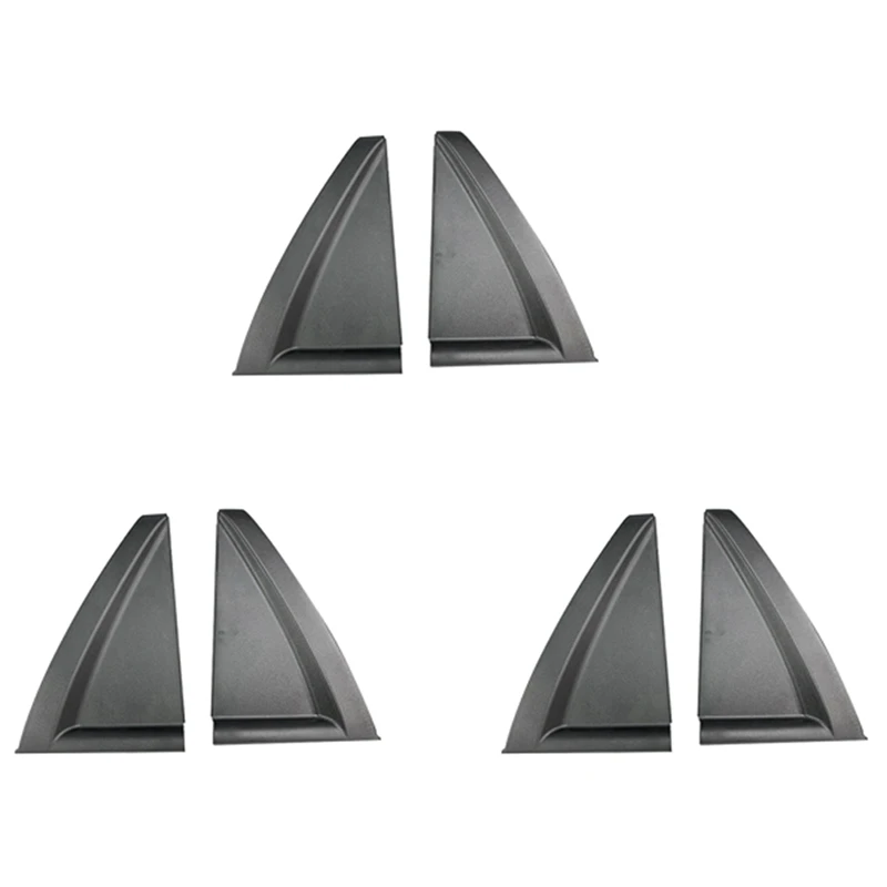 6X New Car Rear Door Delta Moldings Triple-Cornered Trim For Kia Sportage 2006-2010 838301F001 838401F001