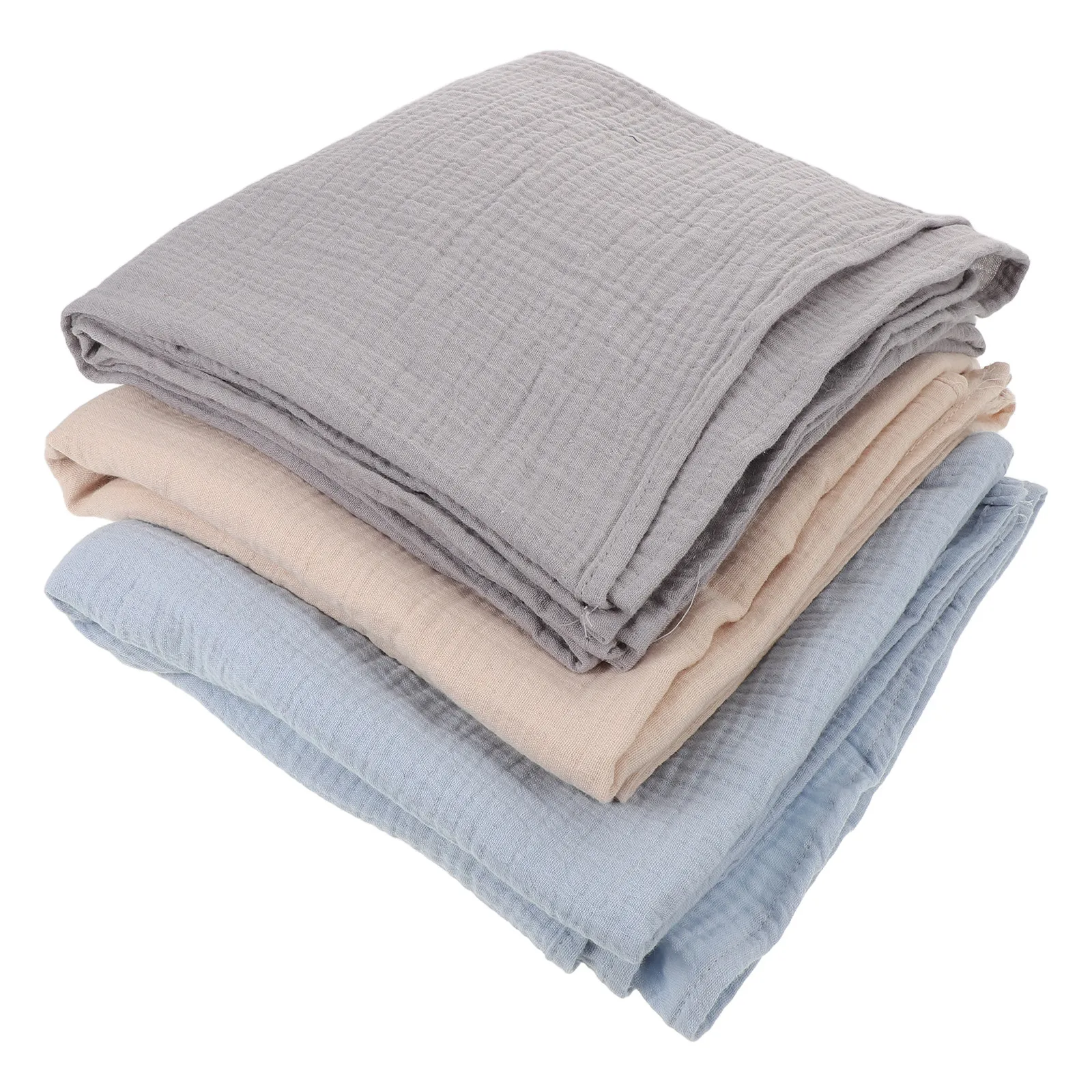 

Набор из 3 дышащих мягких муслиновых пеленок для новорожденных, унисекс, для сна и выписки из роддома