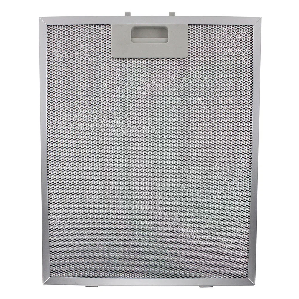 2PCS Aluminum Cooker Hood Filters Metal Mesh Extractor Vent Filter 300x240x9mm Silver Home Improvement Accessories