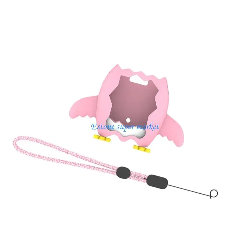 حافظة حماية من السيليكون 090B لجهاز Paradise Electronic Pet الآمن، غطاء ناعم للحيوانات الأليفة الافتراضية المقاومة للخدش يوميًا