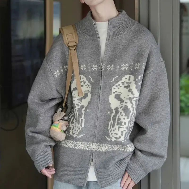 Ретро Fair Island с круглым вырезом