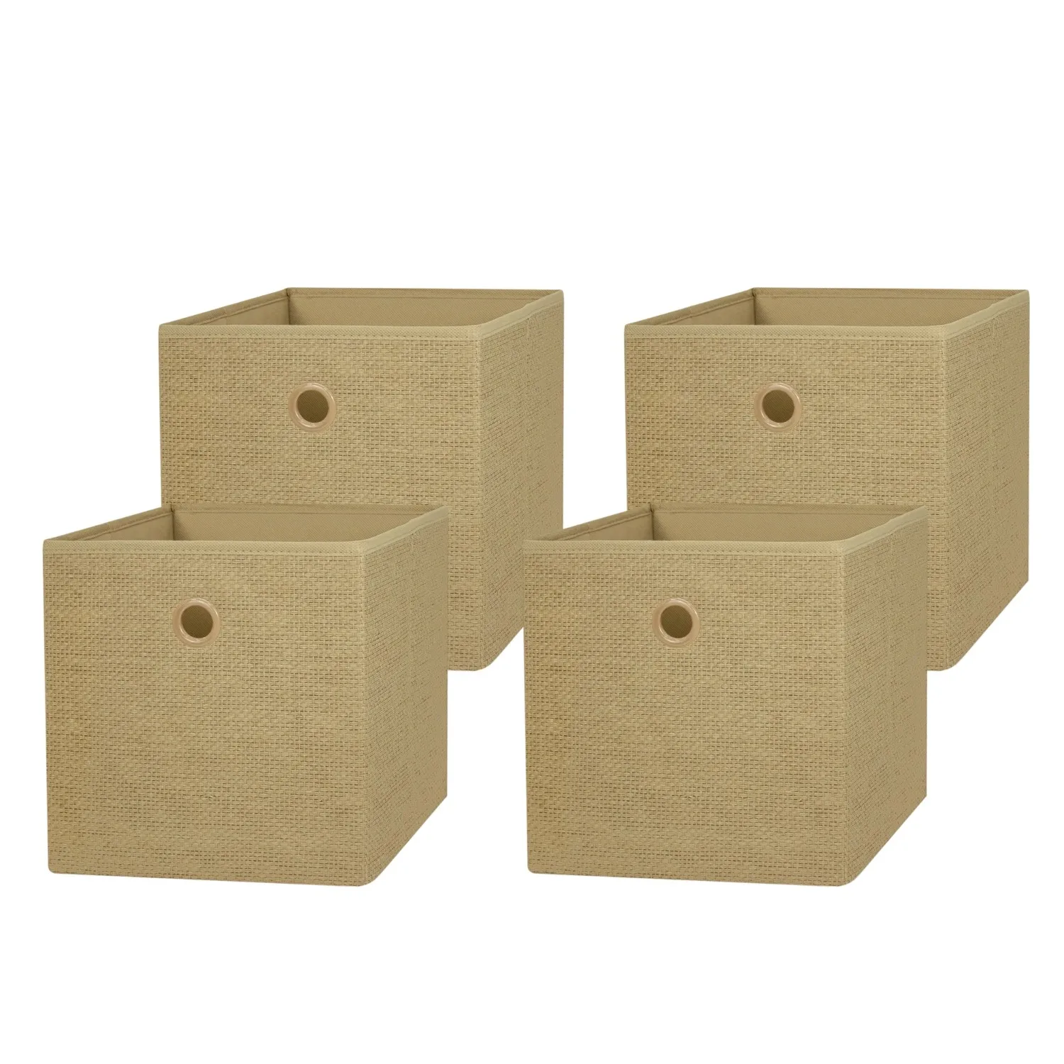 Collapsible Fabric Cube Storage Bins (10.5