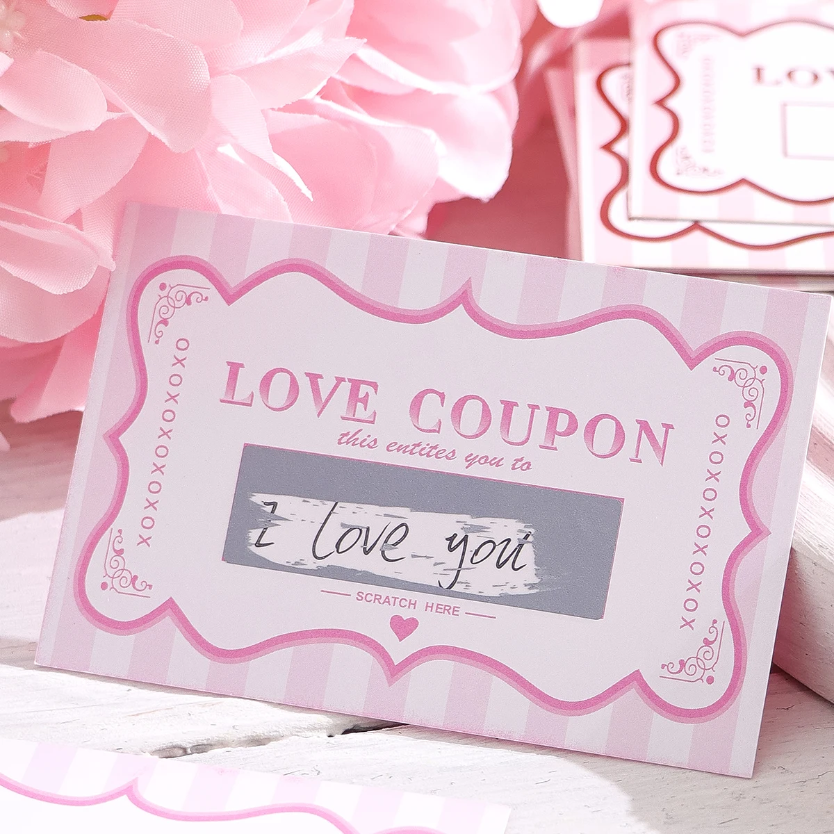 10Pcs/20Pcs Scratch Off Love Coupons, DIY Valentine's Day Love Coupons, DIY Romantic Scratch Off Couple Date Ideas, Night Cards,