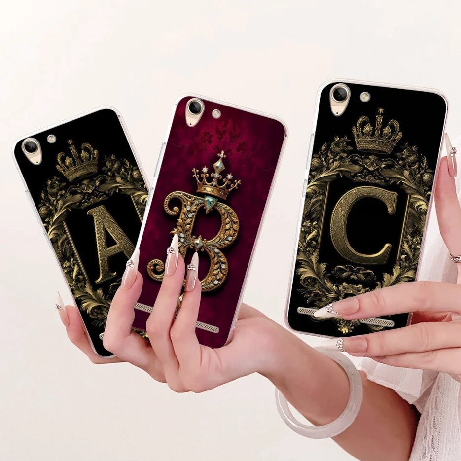 Funda para Lenovo Vibe K5 A6020, funda bonita con letras de corona, Fundas suaves y delgadas para teléfono Lenovo Vibe K5 Plus VibeK5 K5Plus, Fundas protectoras