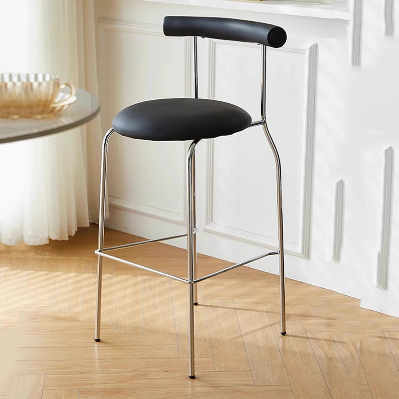 

Modern Counter Bar Stools High Salon Beauty Salon Backrest Lounge Stools Designer Sillas Para Comedor Home Bar Furniture