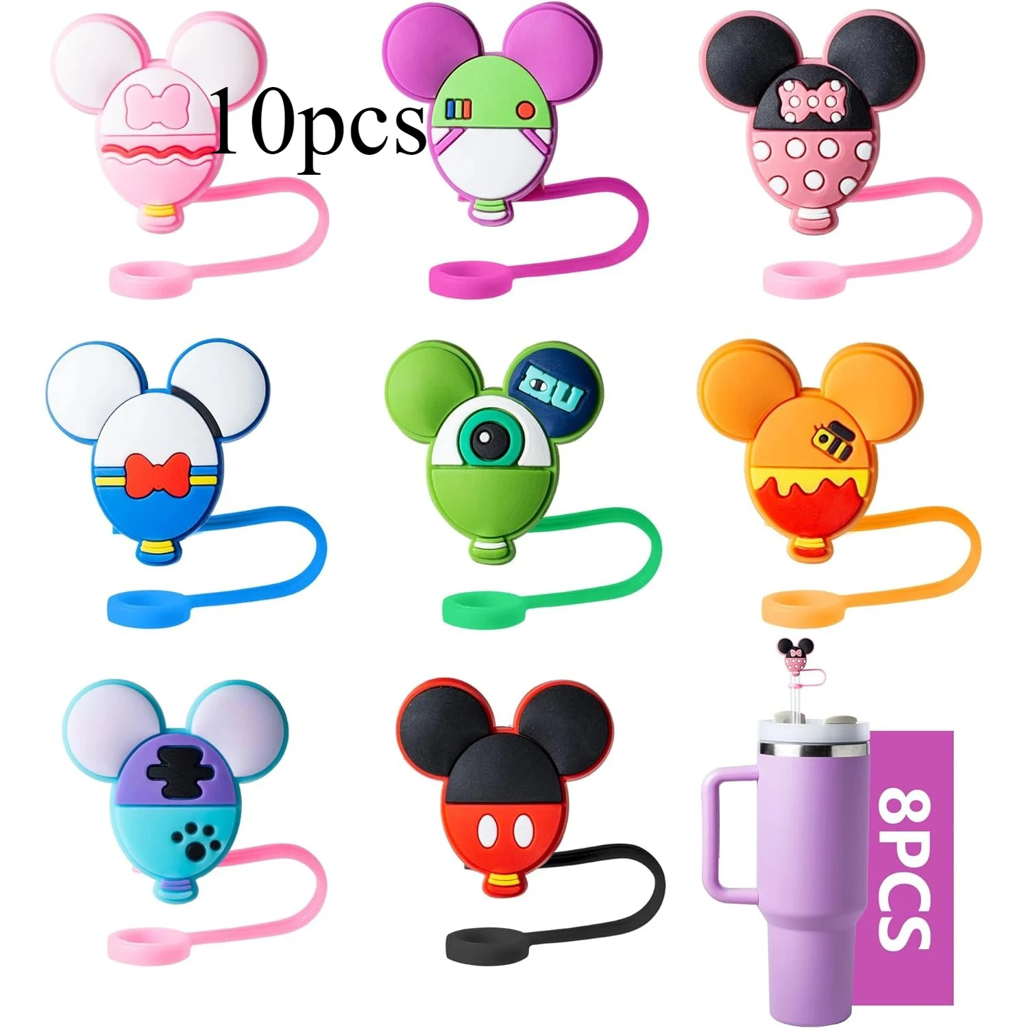 10Pcs Cute Mice Str…