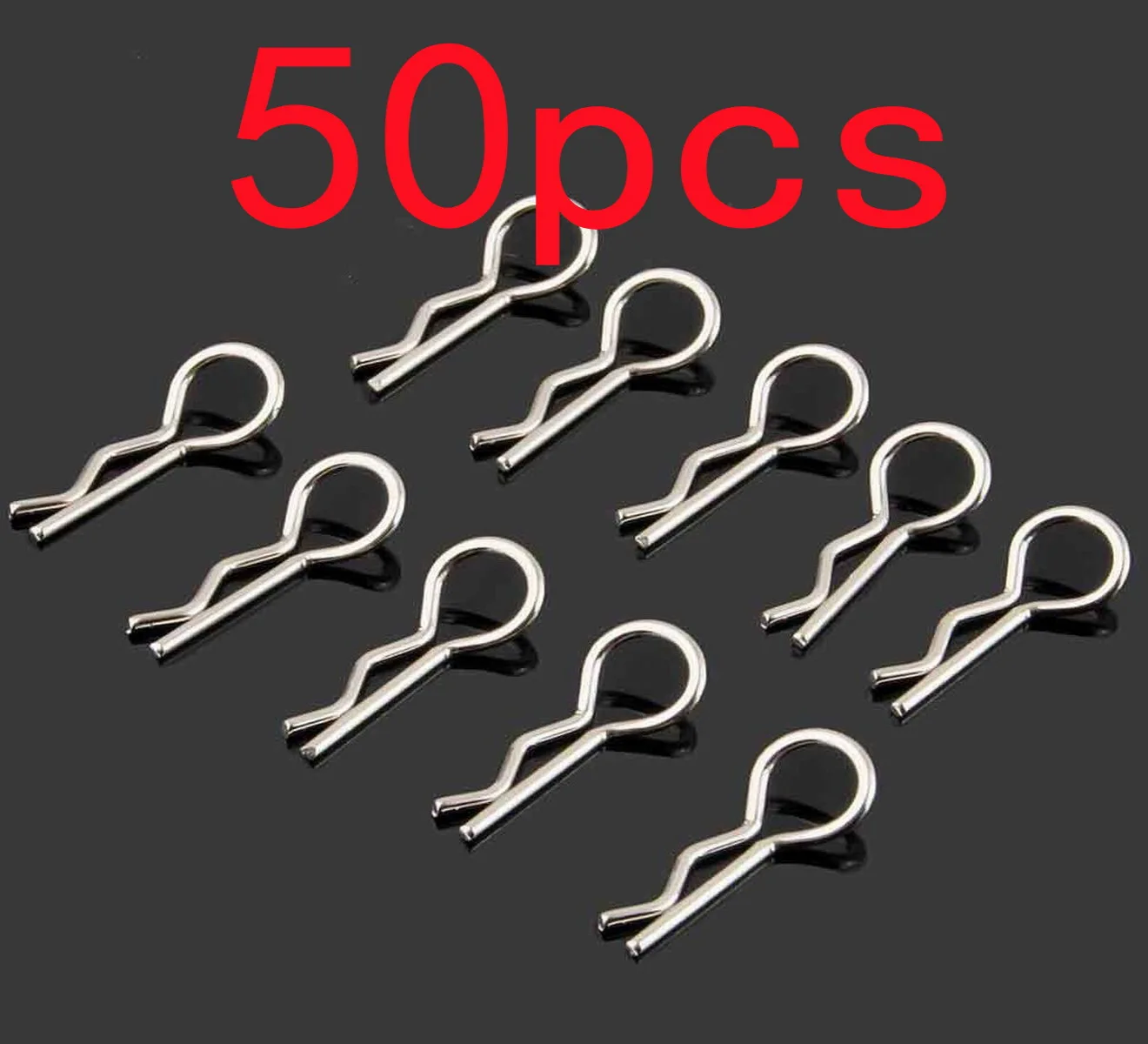 50pcs RC Car 1/10 On-RoadBuggy/Truck Body Clip Pin For HSP 02053 1/10 1/8 Part