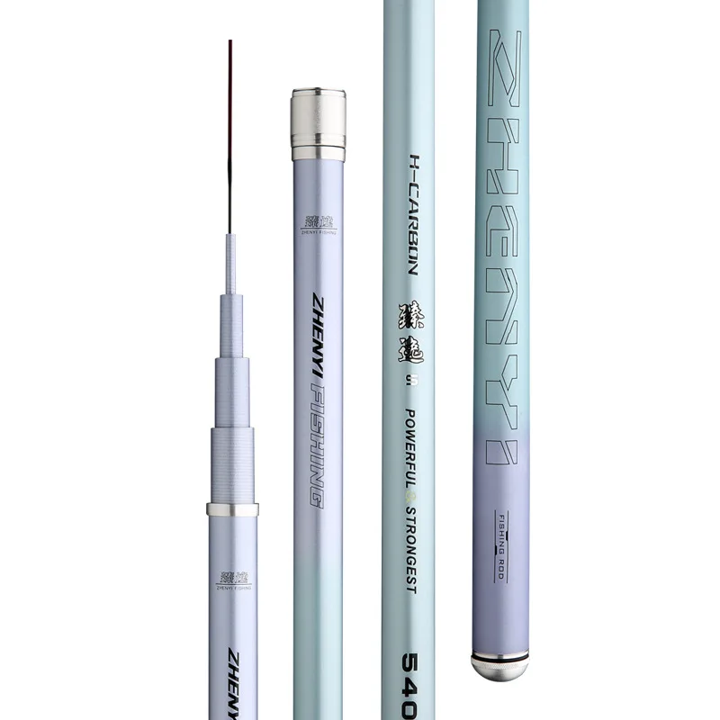 Carbon All-Round Fishing Rod - 3.6m/4.5m/8.1m, Lightweight & Stiff, Black Pond Carp Rod, Fishing Gear， Fishing Rod