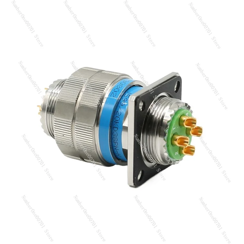 

J599/26KD38SHN + J599/20KD38PHN circular electrical connector 4-pin aviation plug seat connector
