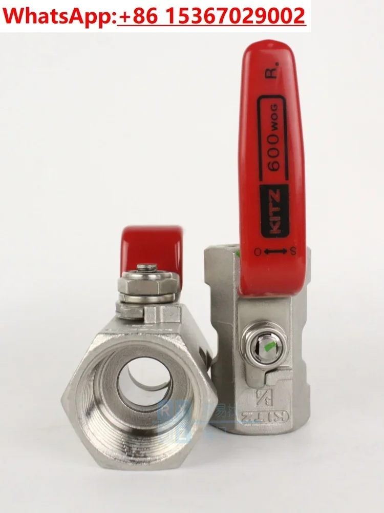 

KITZ Kaizi 304 Beizawa stainless steel ball valve UTK internal thread thread buckle ball core valve steam