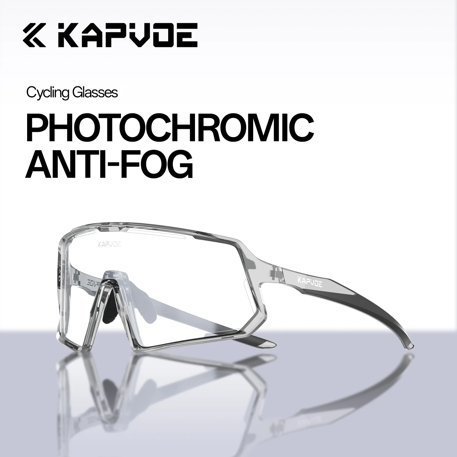 

KAPVOE UV400 Photochromic Hiking Sunglasses Outdoor Sports Running Hiking and Cycling Glasses Driving Sunglasses Stylish Unisex