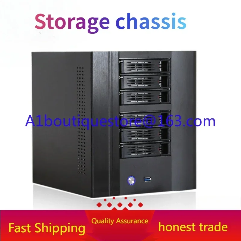 1.2 Steel plate aluminum alloy panel hot-swappable storage chassis storage chassis