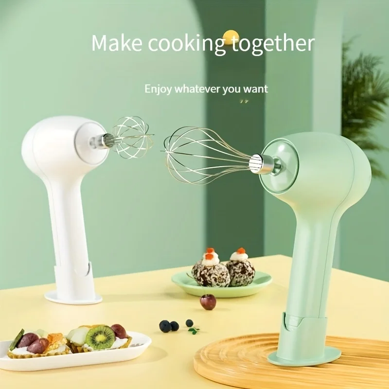 3-Speed Portable Food Mixer: Automatic Whisk, Dough & Egg Beater, Cake Cream Whipper - Ideal for Baking & Cooking