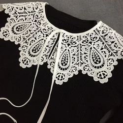 Girls Clothing Accessories Lace False Collar Hollow Shawl Cloud Shoulder Pearl Lace Shawl Antique Jewelry Fashion Accessories