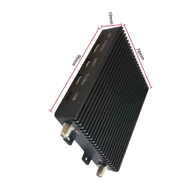Transmisión de Video Inalámbrica de 600Mhz, Equipo Táctico, Receptor, Control de Vuelo, Telemetría Remota, Enlace de Datos de Video RC