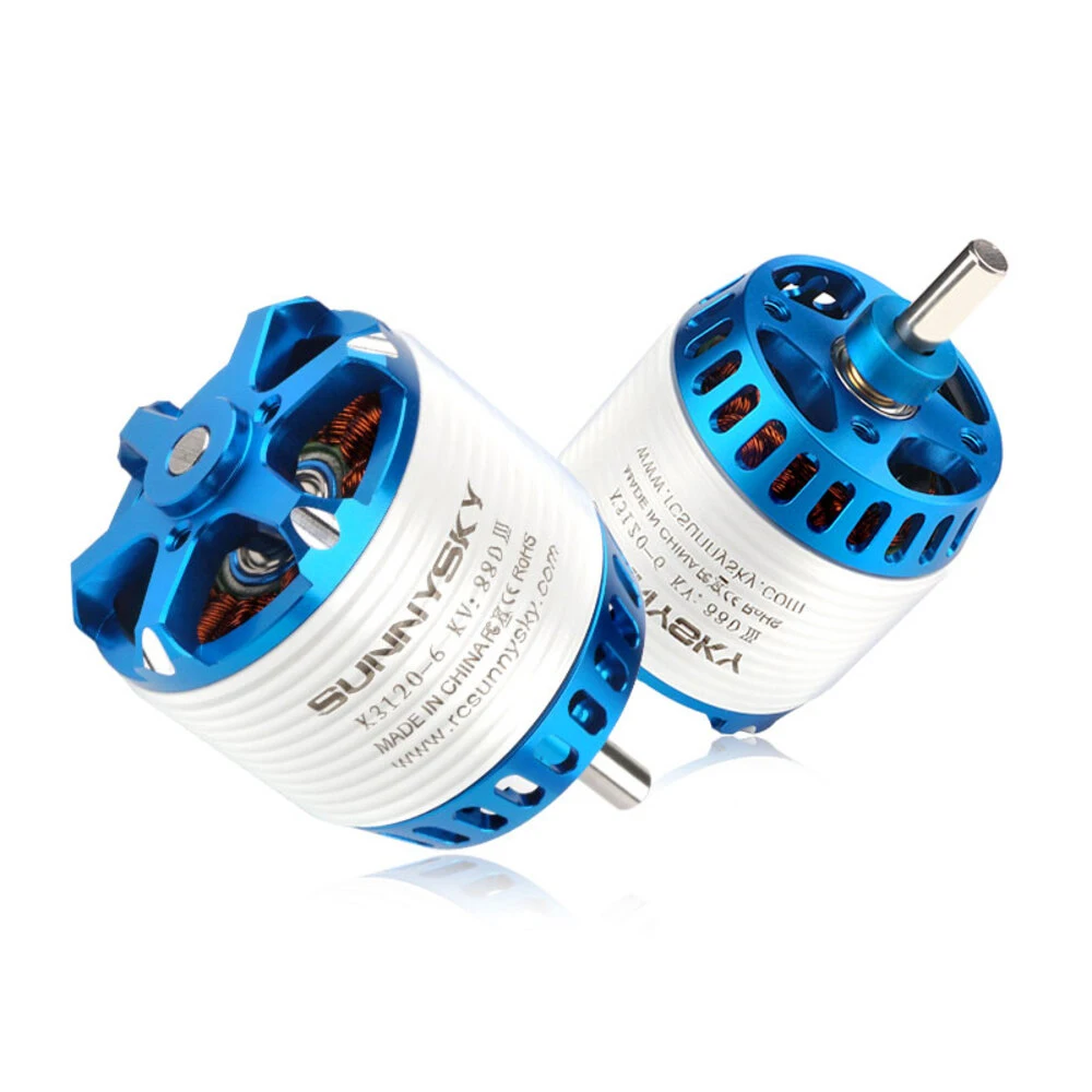 

SUNNYSKY X3120-III FPV Brushless Motor 585KV 760KV 880KV 1025KV, 1250W-1625W High Power, for RC Fixed Wing Airplane Quadcopter