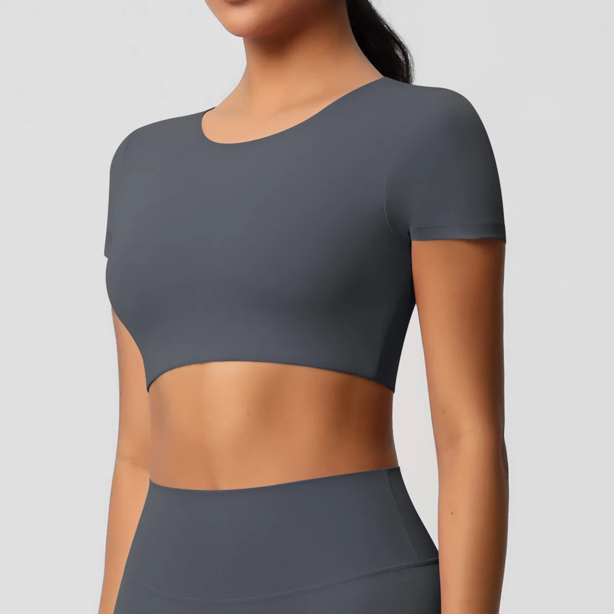 Gym Top Long Sleeve Sports Bra Women Quick-Drying Fitness Leggings Female Tracksuit Running Workout Shorts Yoga Shirt Sportswear