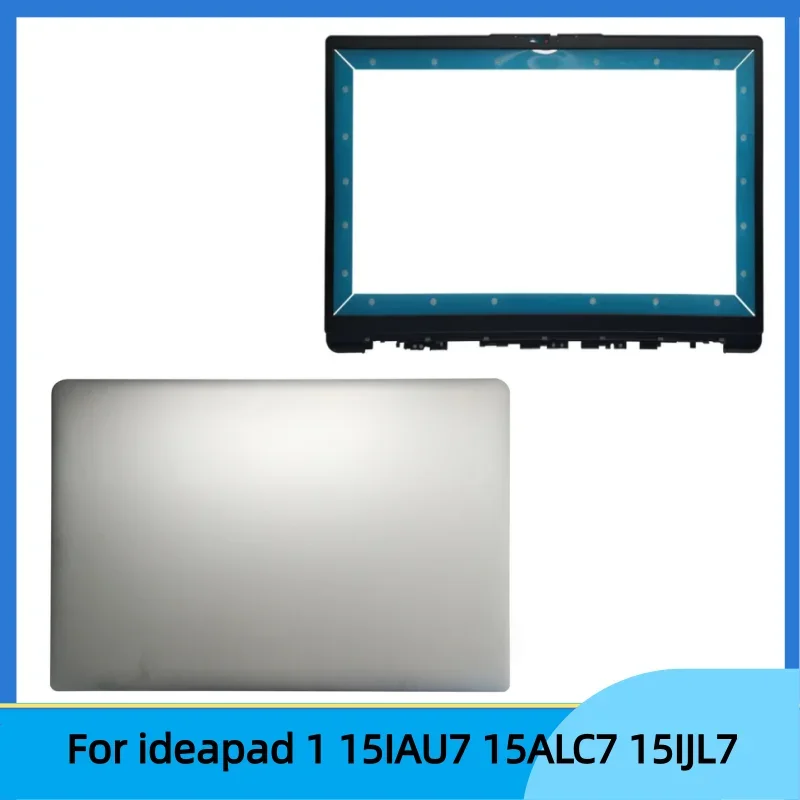 

Новинка для Ideapad 1 15IAU7 15ALC7 15IJL7, верхний чехол с ЖК-дисплеем, задняя крышка, серебристая/передняя рамка