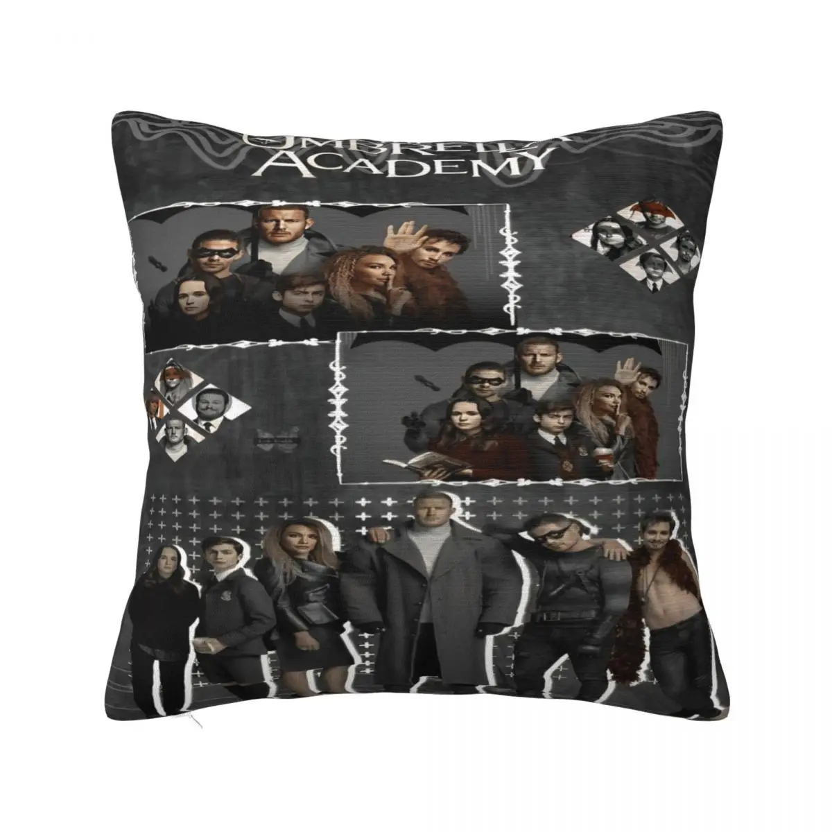 The Umbrella Academy Aidan Gallagher Pillowcase Merch Printed Cushion Cover Throw Pillow Cover Living Room Decor Square