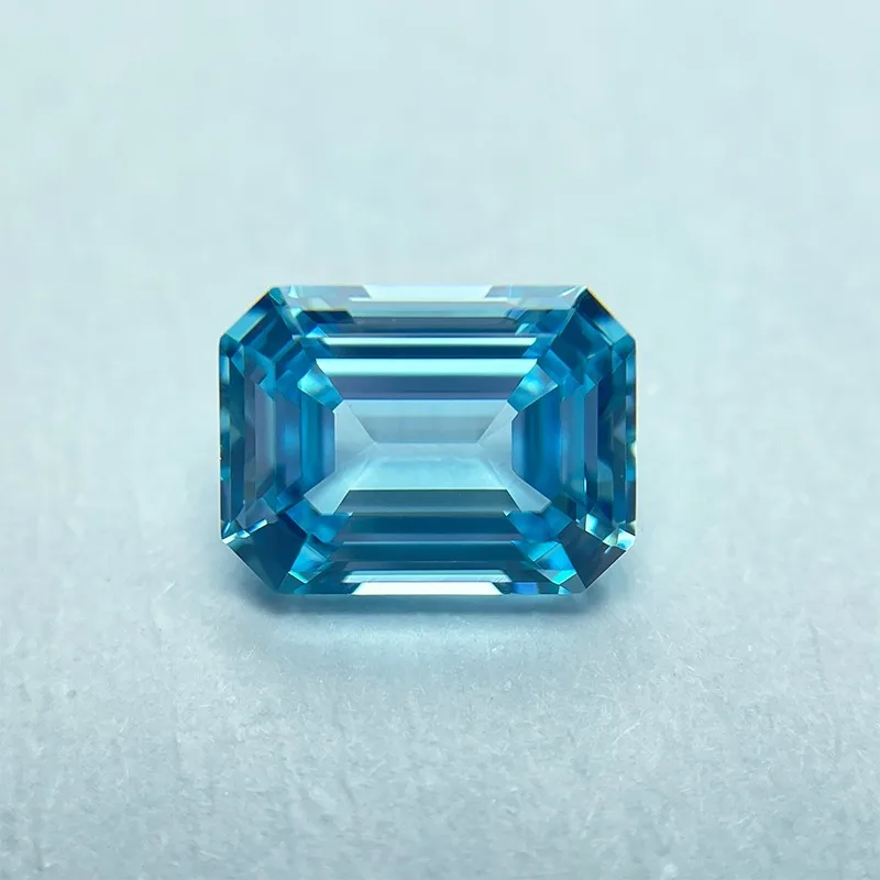 Lab Grown Sapphire Aquamarine Color Round Oval Asscher Emerald Heart Shape Pear Shape Naked Gemstone Selectable Certificate