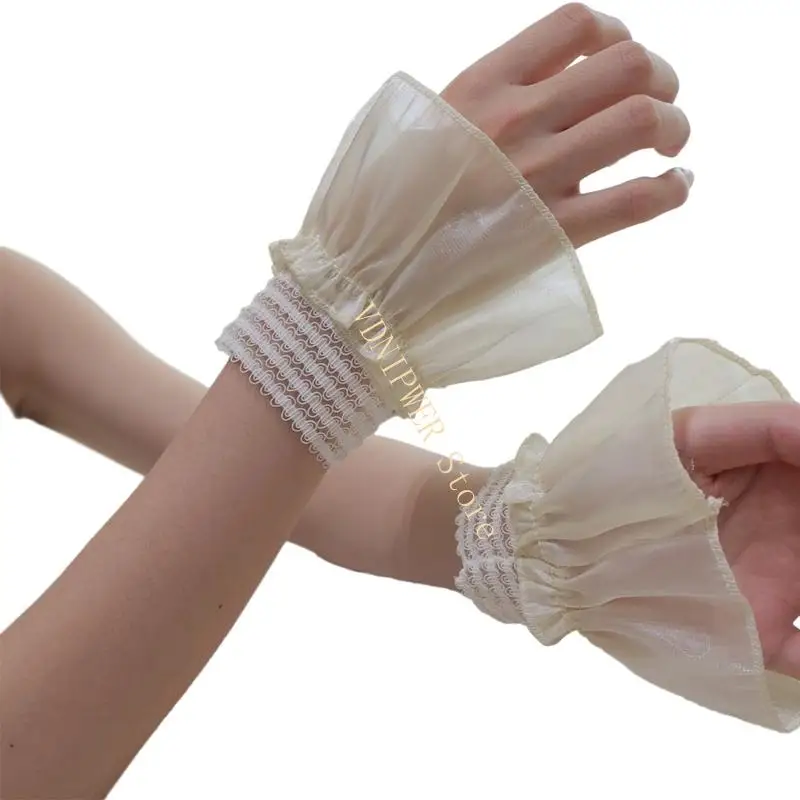 ข้อมือข้อมือยืดข้อมือ 1 แพร์เลเยอร์แขนเสื้อแขนเสื้อยืดหลายสี D08E