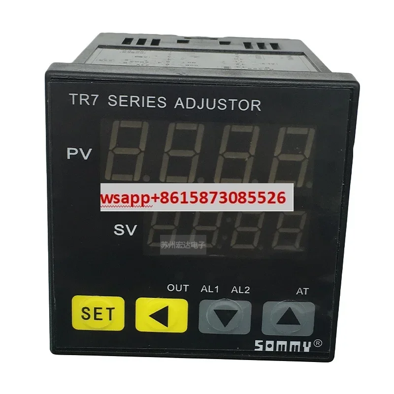 

Intelligent temperature controller Songmei TR7-R20W four digit digital display relay outputs two-way a-l-a-r-m temperature