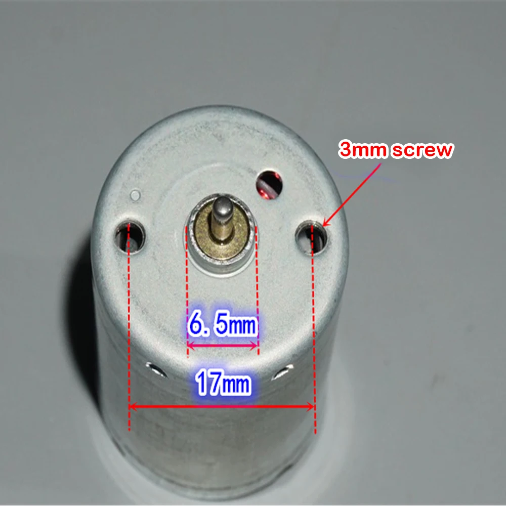 RK-370CA-26100 silnik elektryczny MABUCHI DC 3V 5V 6V 10600 obr./min duży moment obrotowy szybkobieżna szczotka węglowa wyciszająca zabawka z