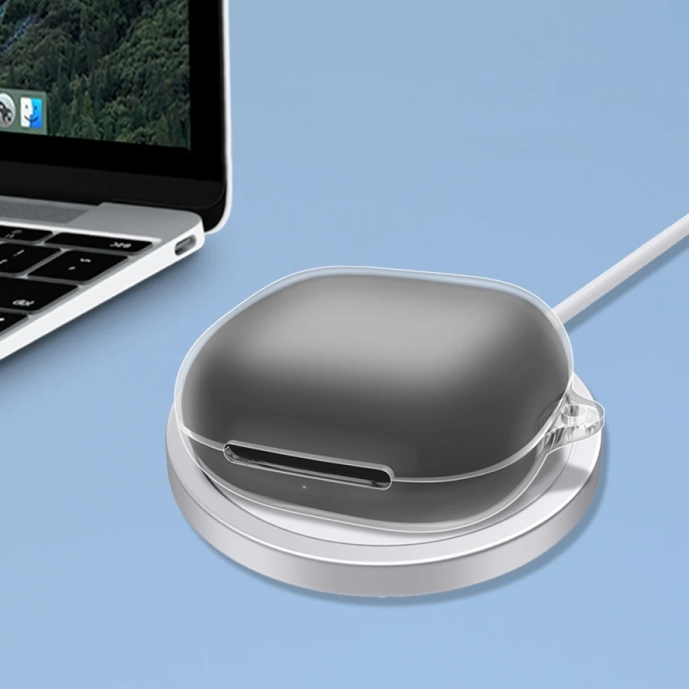 Clear Case for Powerbeats Pro 2 Transparent Shockproof TPU Case with Keychain-Crystal  ​