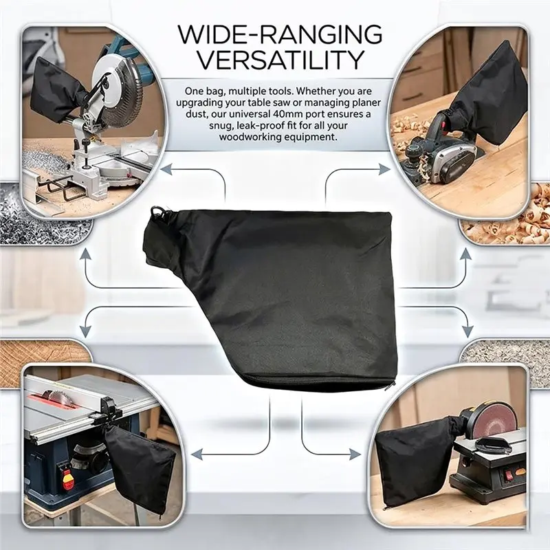 A53Q-For Saw Compatible Dust Bag 3-Pack With Zipper, Anti-Dust Cover For Belt Sanders, Circular For Saw