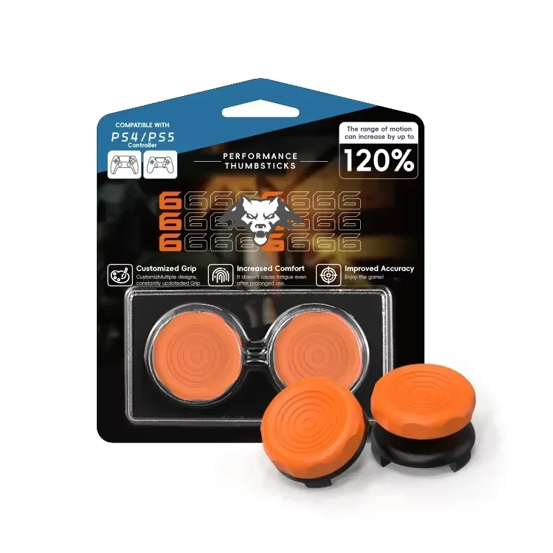 DATA FROG High-Rise Galaxy Style Thumb Grip Caps For PS4 PS5 Controller, FPS Precision Joystick Extender For Wireless Gamepad view 4
