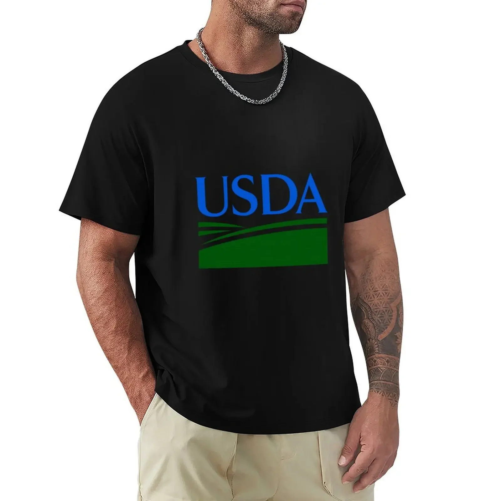 

United States Department Of Agriculture logo T-Shirt sweat man t shirt mens graphic t-shirts hip hop