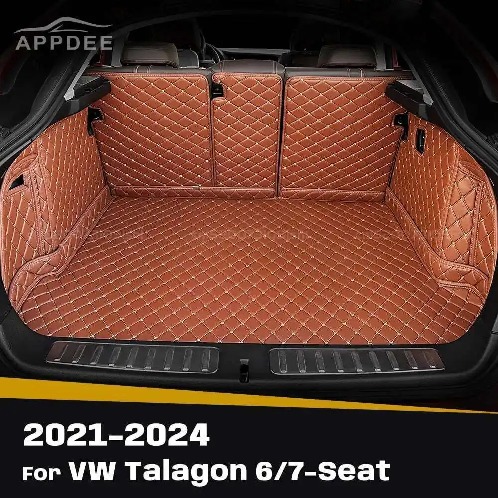 

Для Volkswagen VW Talagon 6/7-Seat 2021-2024 авто полное покрытие коврик для багажника автомобильный защитный коврик грузовой вкладыш аксессуары для интерьера