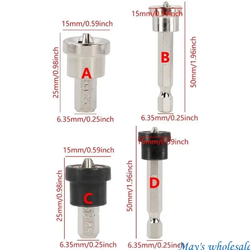 Magnetischer Trockenbaubit, um die konsistente Schraubendiefen -Arbeitseffizienz 448a aufrechtzuerhalten