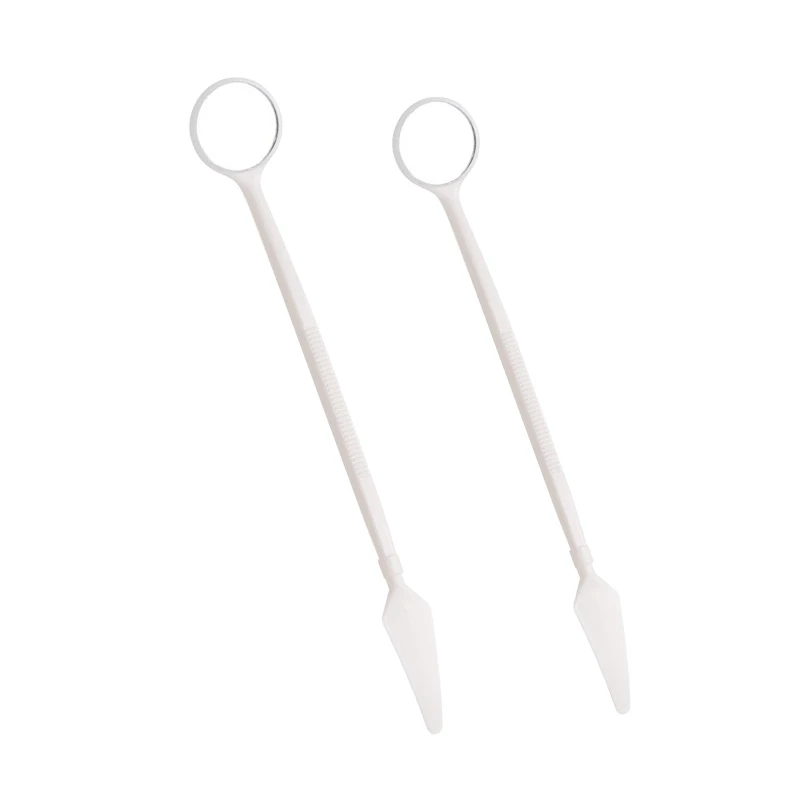 100pcs/bag Dental Disposable Explorers Tweezers Oral Mirrors Temporary Double Ends Probe Hook Dental Instrument Tools