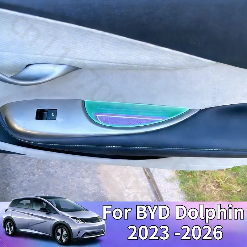 Door Handle Storage Box Non Slip No Rattle Fit Accessory Easy Clean Practical Spill Resistant For BYD Dolphin EV 2023-2026