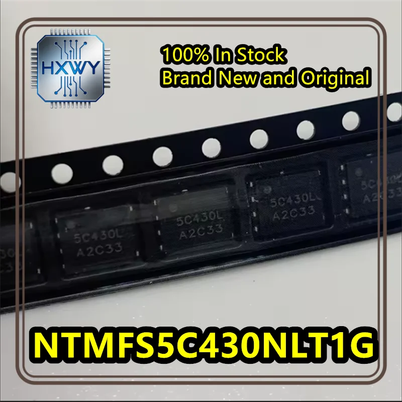 (10/50 units) NTMFS5C430NLT1G 5C430L DFN5X6 1 N-Channel 40V 200A MOSFET Brand New Genuine In Stock Electronic Device IC