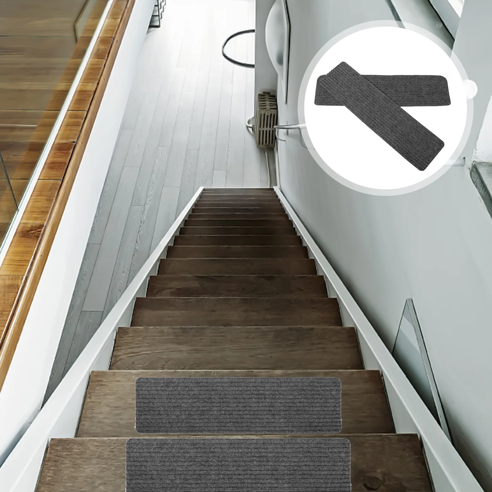 

2 шт., самоклеящиеся коврики для лестницы