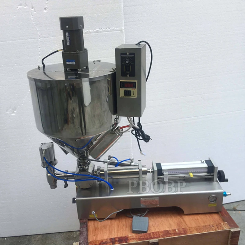 

Автоматическая машина для дозированного розлива жидких и пастообразных продуктов (косметика, напитки) с функциями нагрева и перемешивания