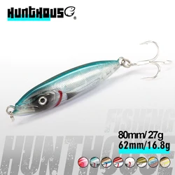 Hunthouse Wobly Pencil Fishing Lure Sinking Slow Wobblers Hard Bait Trolling 62mm 16.8g Saltwater For Trout Seabass Tackle LW540