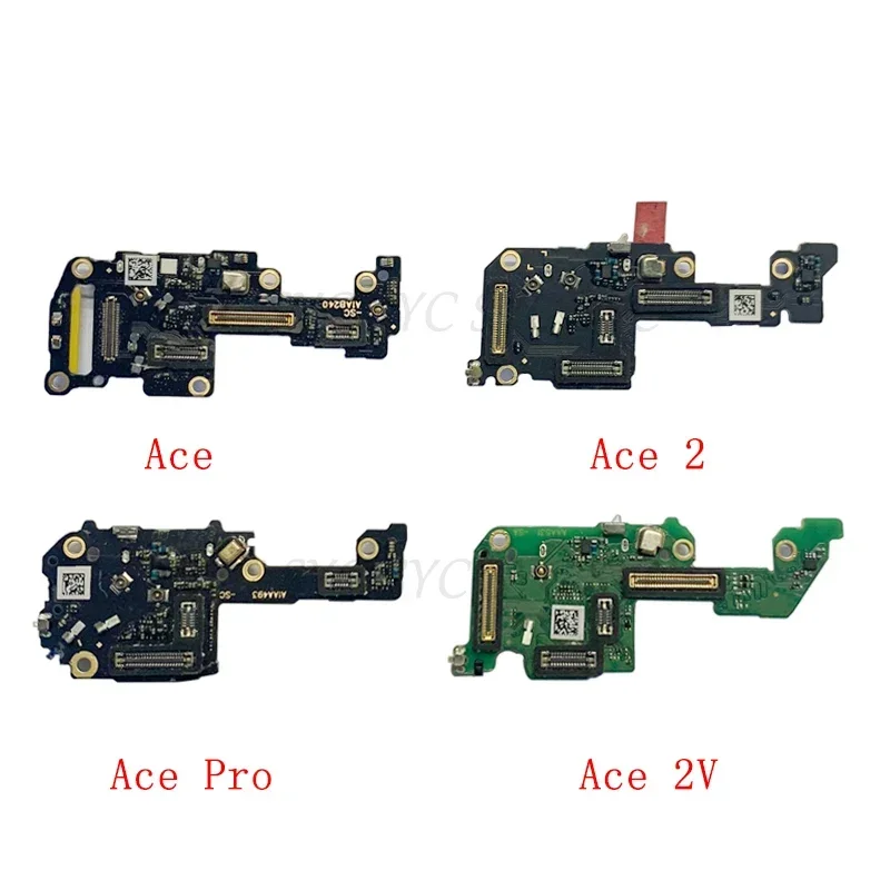 Sim Card Reader com cabo Flex, Pins Tray, Board Repair Parts, Fit para OnePlus Ace 2, 2V, Ace Pro