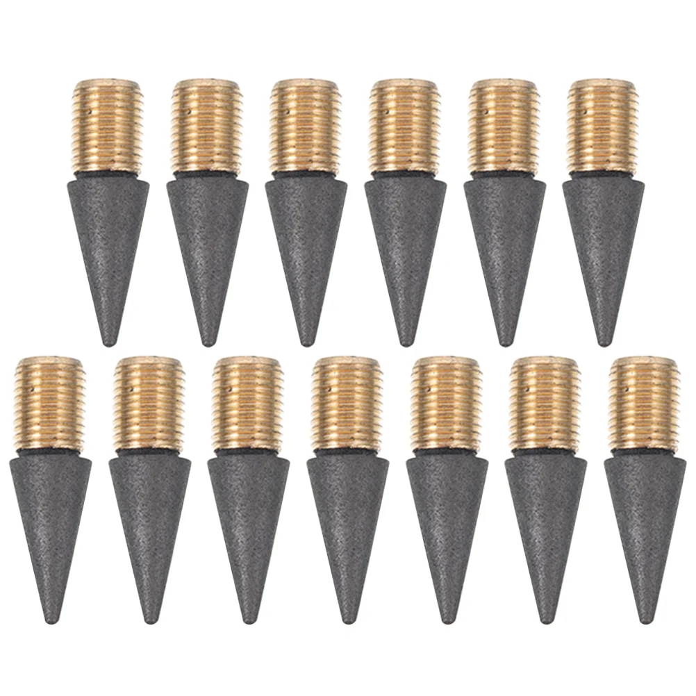 

20 Pcs Replacement Pencil Tip Replacements Replaceable Head Graphite Nibs Tips Metal Inkless Pencils No-sharpening Student